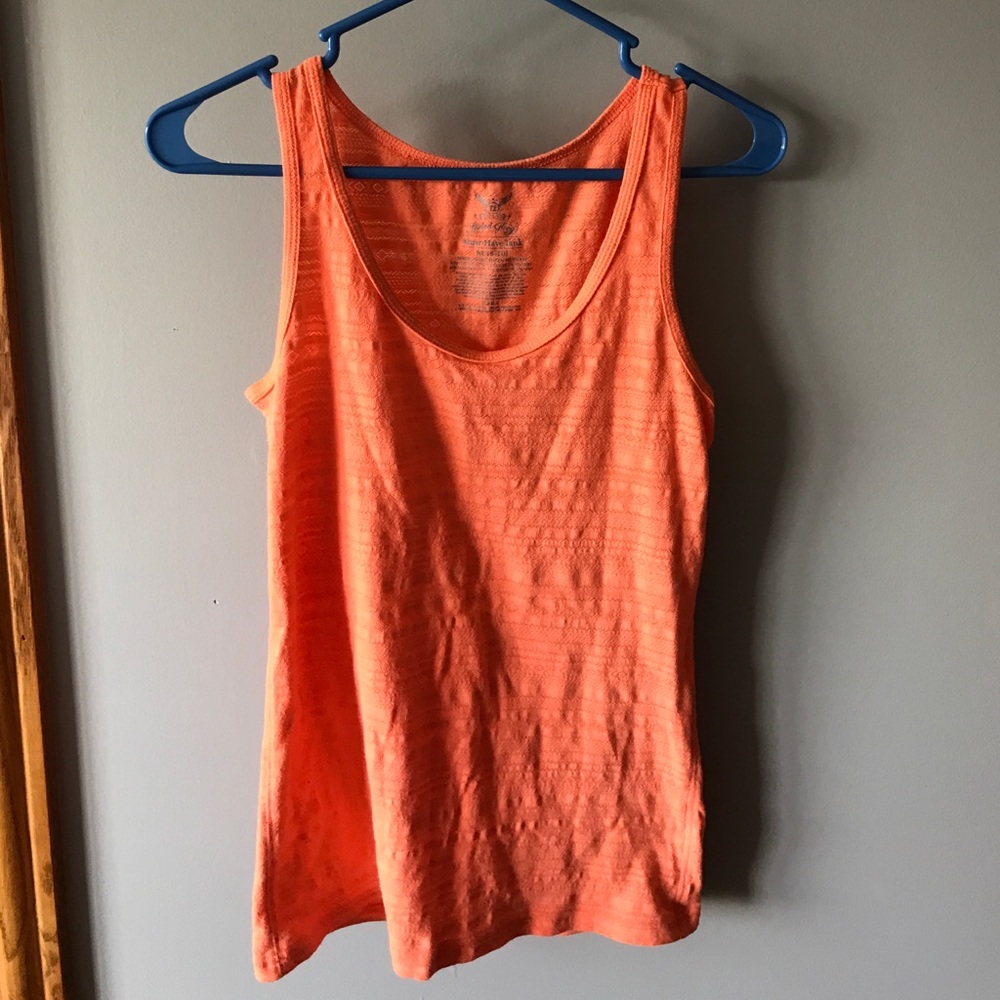 Faded Glory Orange Aztec printed tank